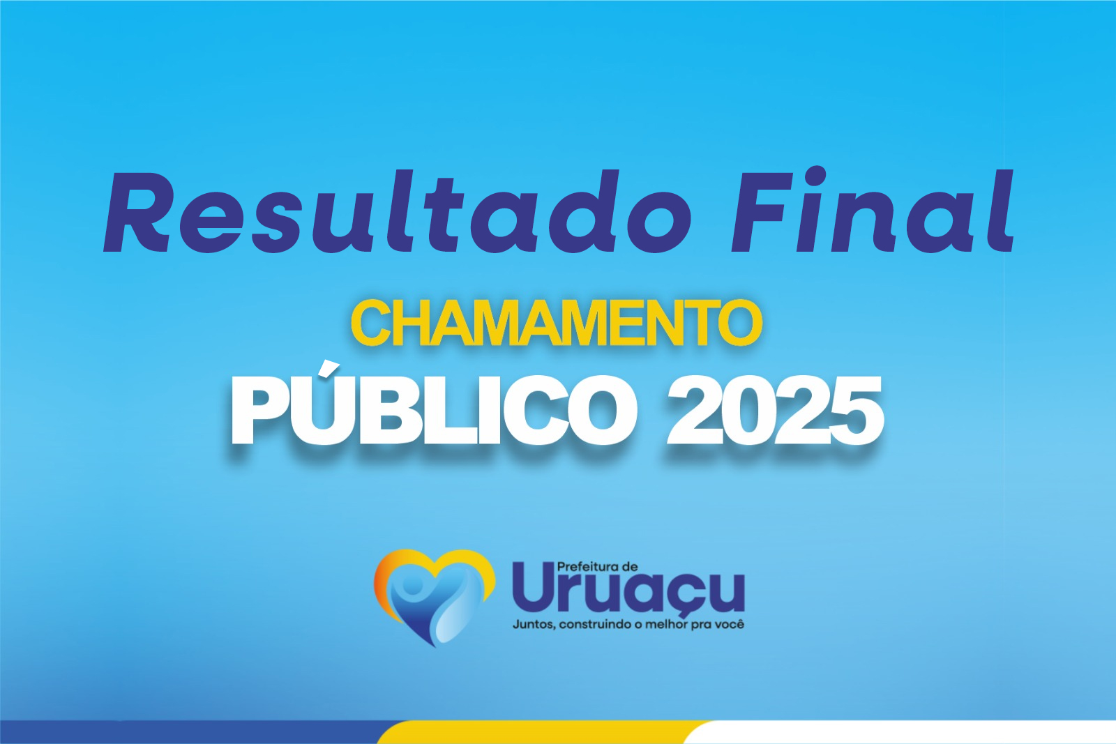 Prefeitura de Uruaçu divulga Resultado Final da Chamada Pública para contratação temporária