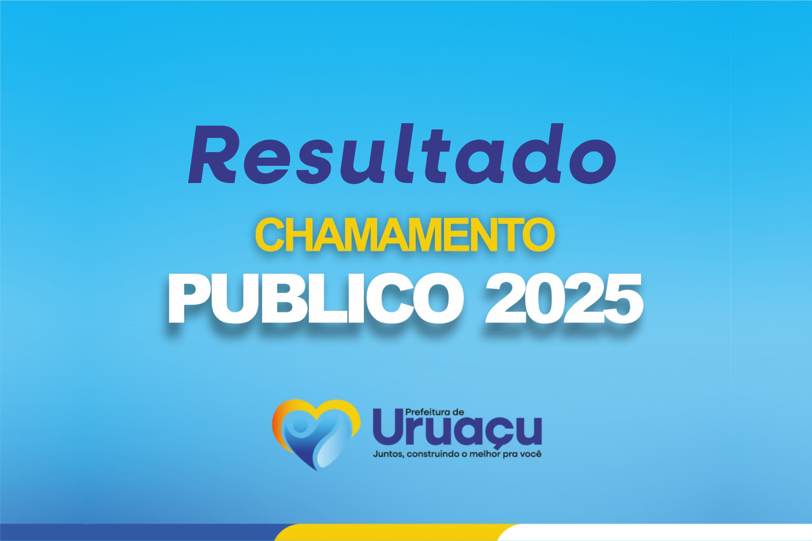 Prefeitura de Uruaçu divulga Resultado Preliminar da Chamada Pública para contratação temporária